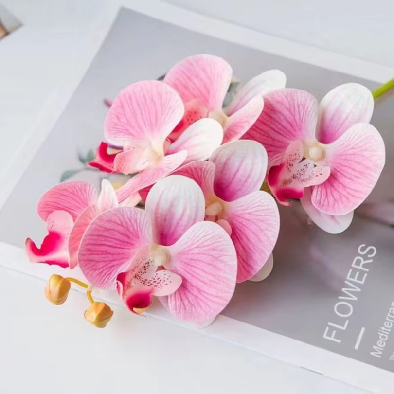 Art Craft Vase - 3D Kunstbloemen Plastic Vlinder Orchidee Thuis