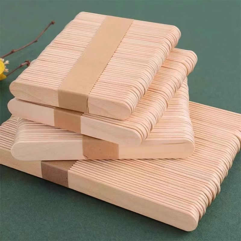Art Craft With Ice Cream Stick - IJsstokjes, natuurlijke houten ijsstokjes, gladde berkenhouten