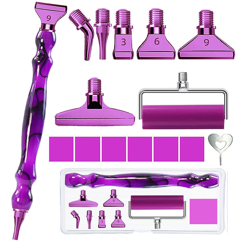Diamond Painting Kit - Diamantschilderij pen accessoire gereedschapsset, metalen roestvrijstalen