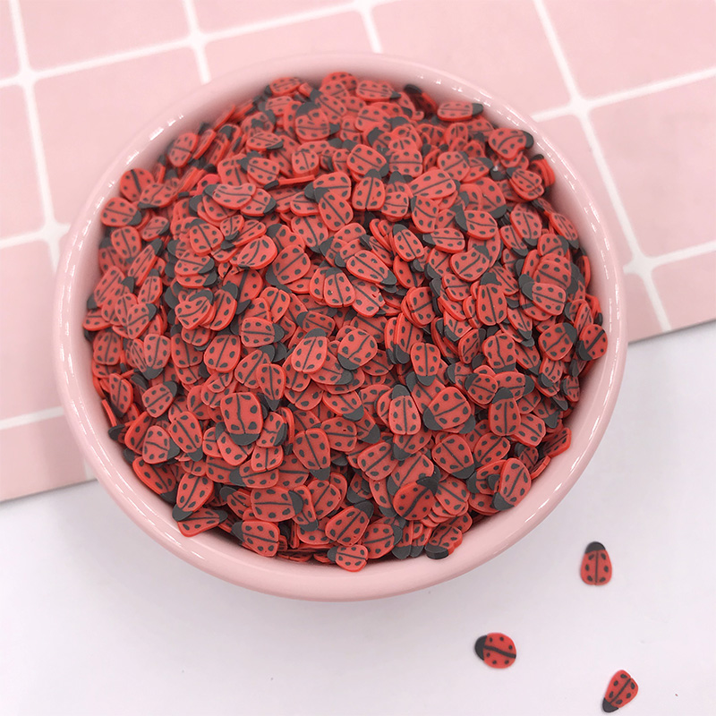 Art Craft Ladybug - 50 G/partij Leuke Lieveheersbeestje Animal Slice