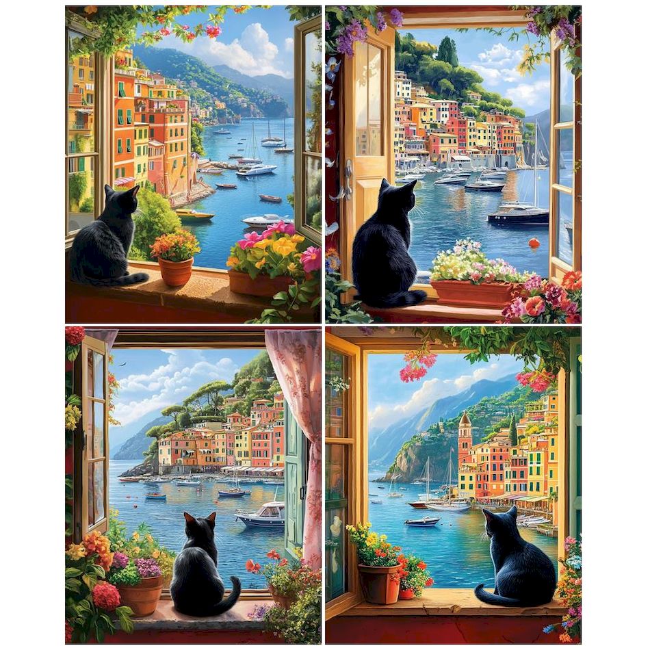 Art Craft Ideas With Paper - CHENISTORY Cat Diamant Schilderij Sets Volwassenen