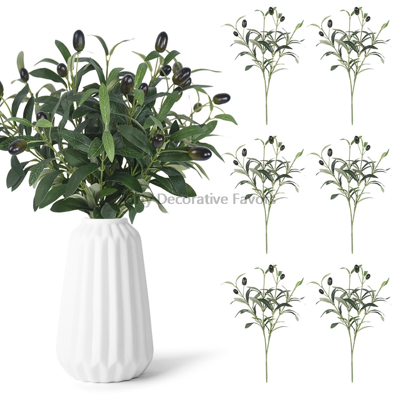 Art Craft Vase - 1/3/5 Stuks Kunstplant Met Nep Fruit