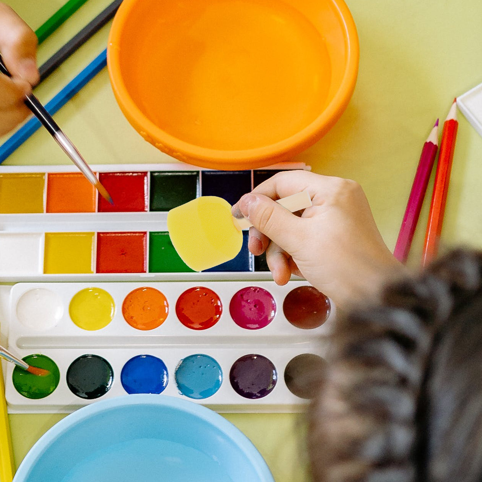 Art Craft Halloween - Kunst Spons Schilderen Halloween Kerst Bloem