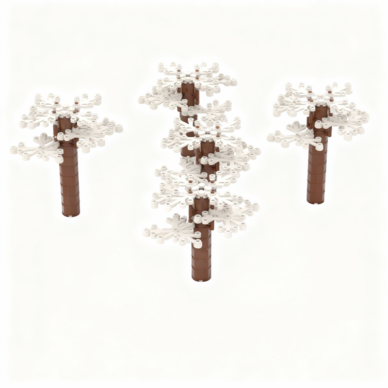 Art Craft Winter - 105-delige MOC Creator Winterbos Model Bouwstenen