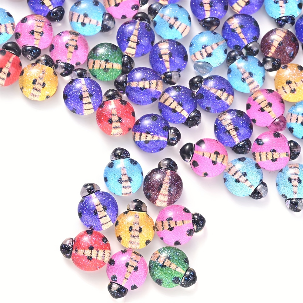 iYOE 50 stuks 6x8mm Harsen Lie - Art Craft Ladybug recensie en prijs