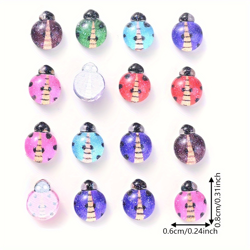 iYOE 50 stuks 6x8mm Harsen Lie - Art Craft Ladybug recensie en prijs