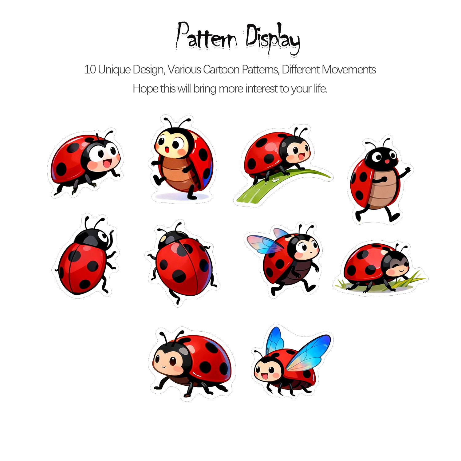 1 Rol (500 Stuks) 10 Onregelma - Art Craft Ladybug recensie en prijs