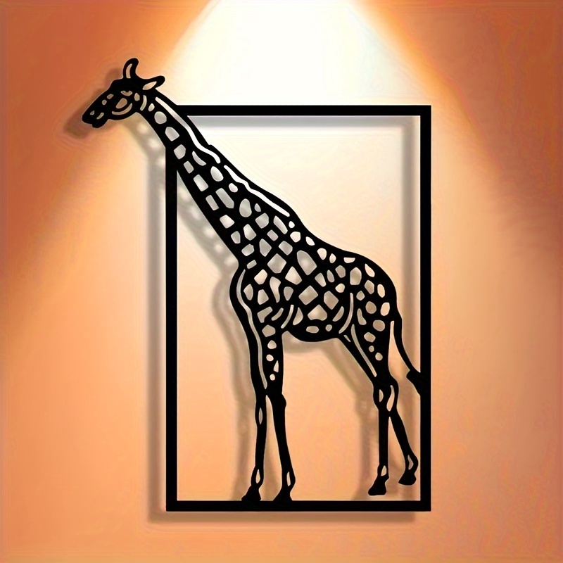 Abstracte giraffe metalen wand - Art Craft Halloween recensie en prijs