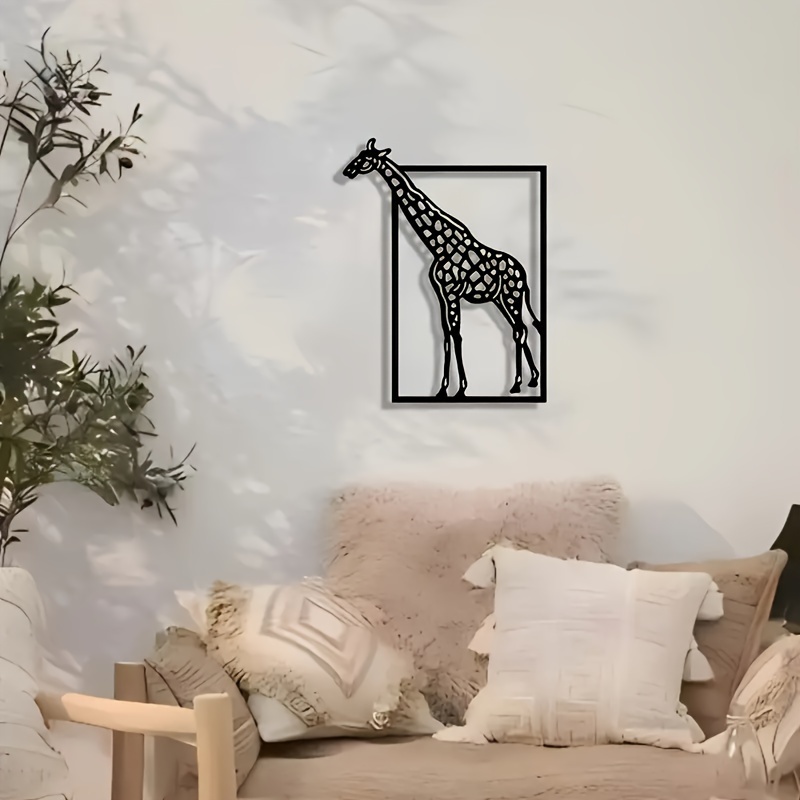 Abstracte giraffe metalen wand - Art Craft Halloween recensie en prijs