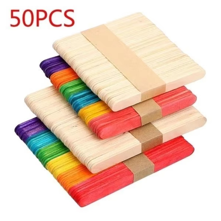 50 stuks veel natuurlijk gekle - Art Craft With Ice Cream Stick recensie en prijs