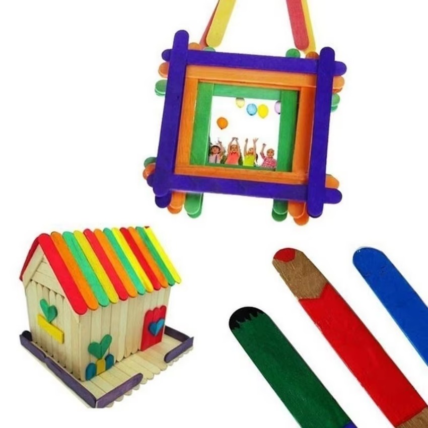 50 stuks veel natuurlijk gekle - Art Craft With Ice Cream Stick recensie en prijs