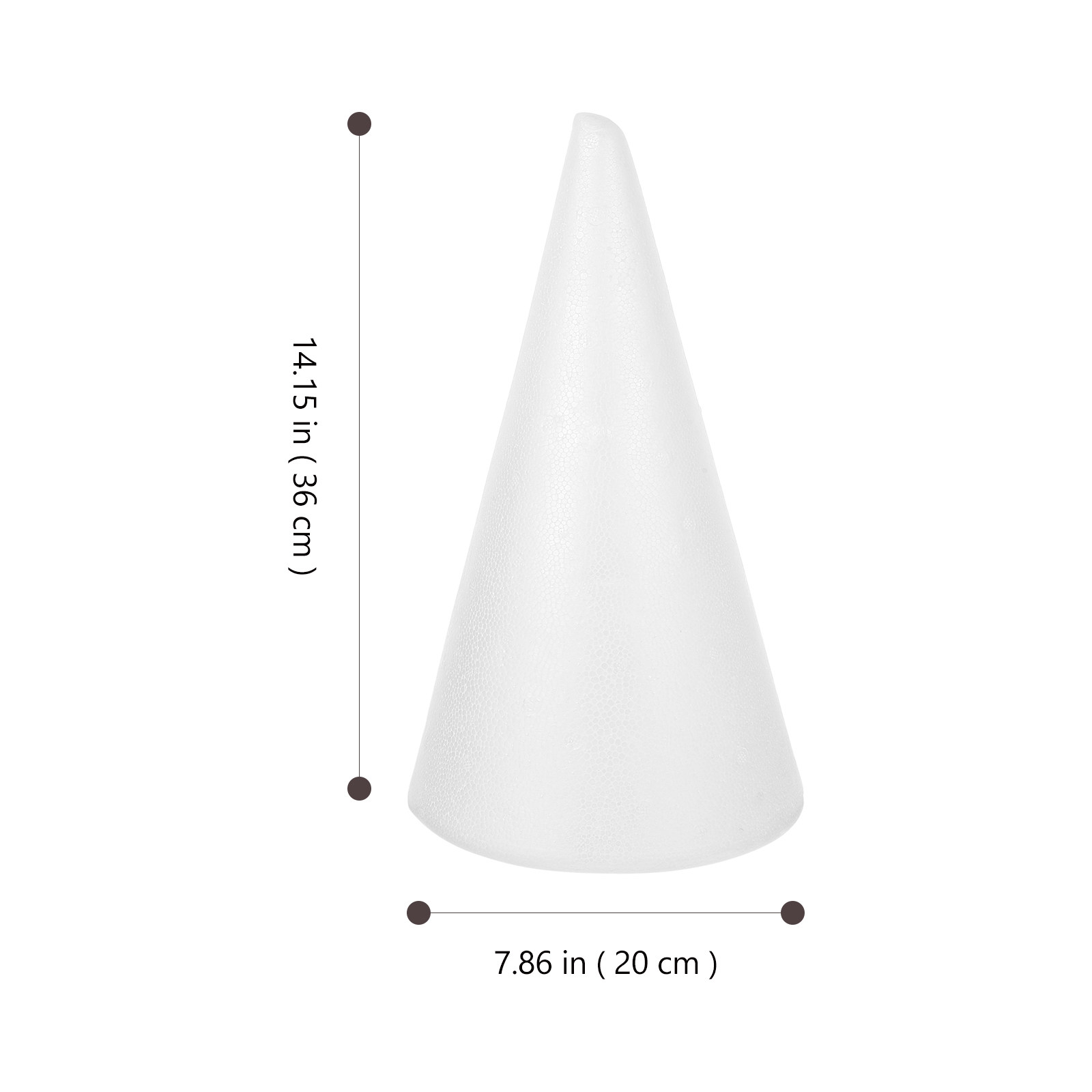 Kleine polystyreen knutselkege - Art Craft Winter recensie en prijs