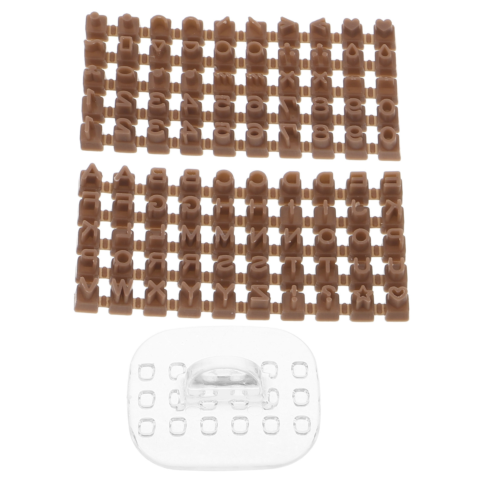 2 sets klei-letterstempels alf - Air Dry Clay recensie en prijs