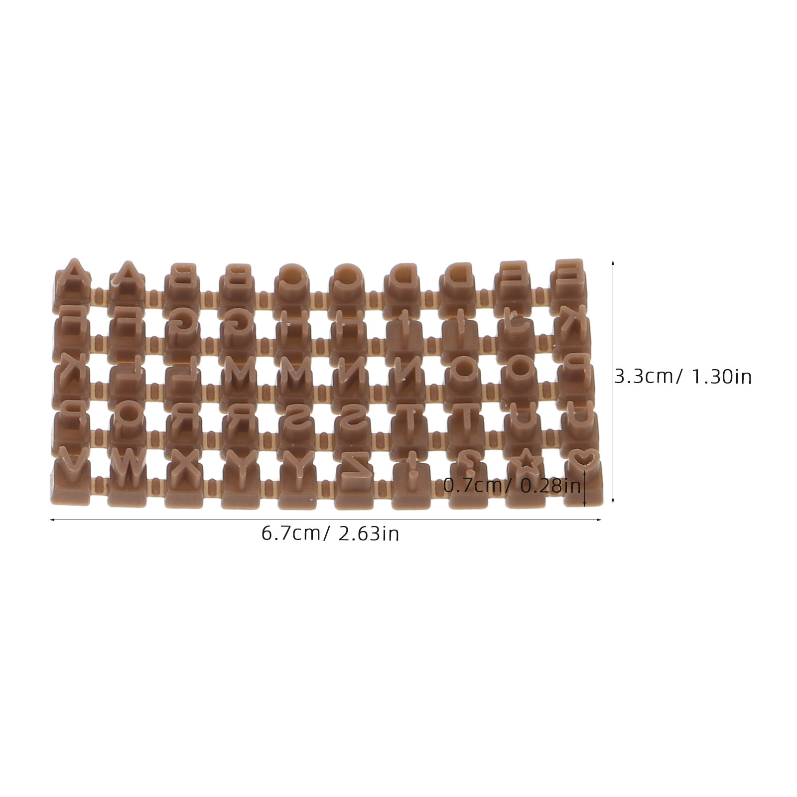 2 sets klei-letterstempels alf - Air Dry Clay recensie en prijs