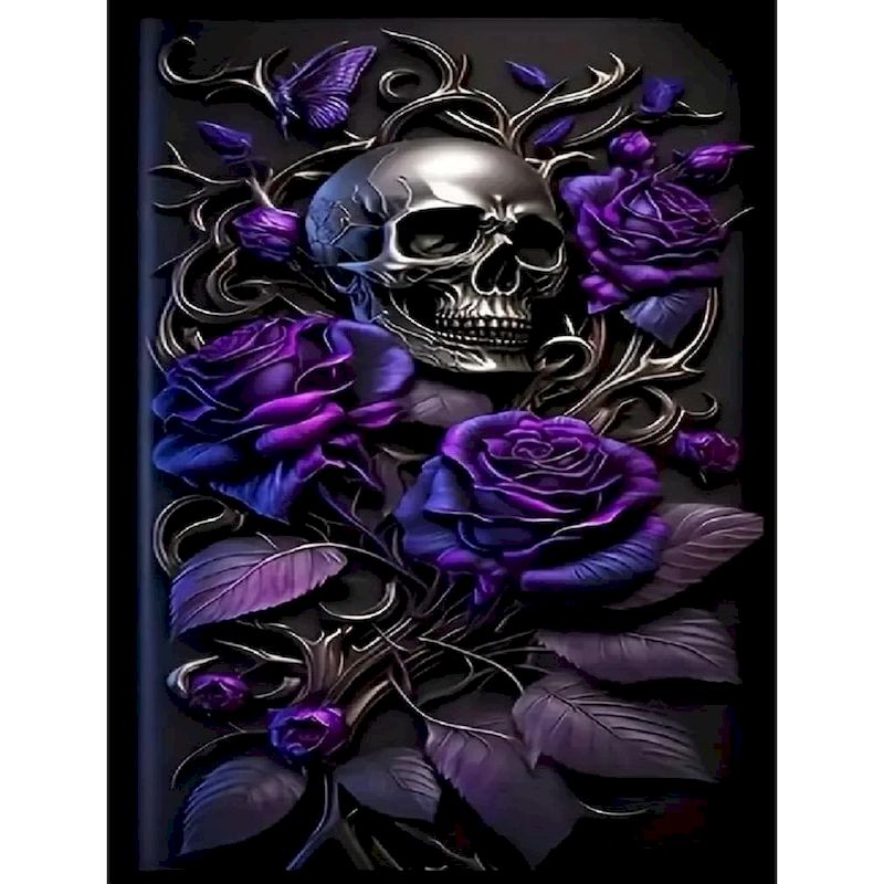 RUOPOTY Bloem Schedel Diamant  - Art Craft Halloween recensie en prijs