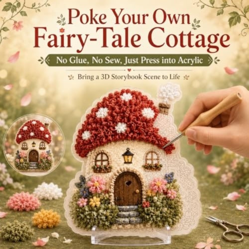 Scherpe Zinige Dorps-3D-Stoffe - Art Craft Village recensie en prijs