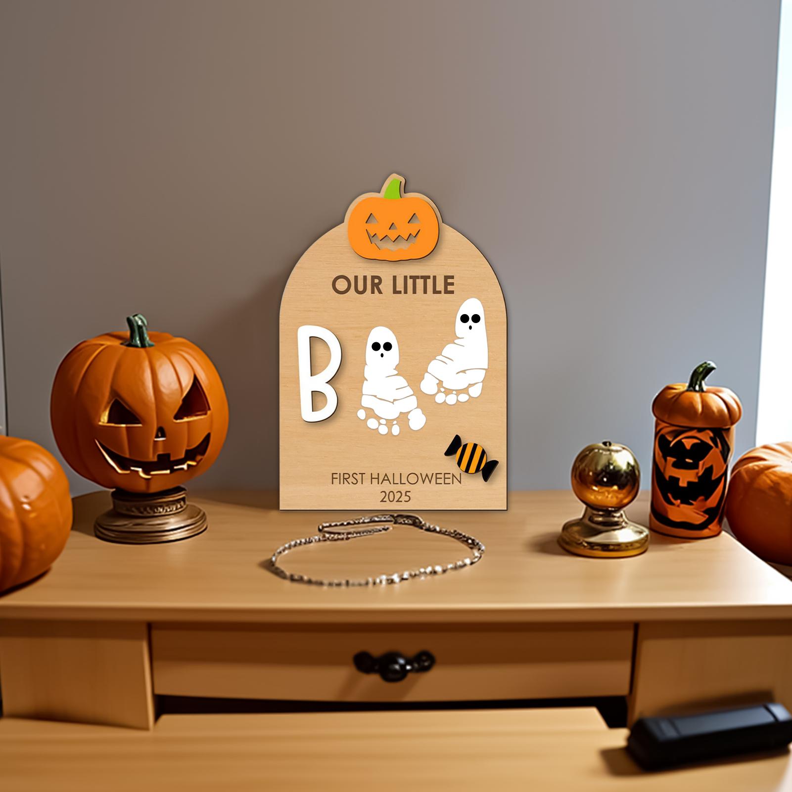 Voetafdrukset voor baby Hallow - Art Craft Halloween recensie en prijs