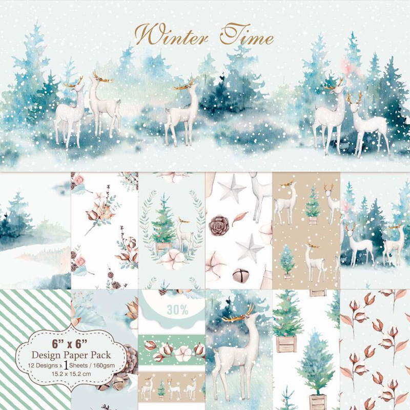 Kljuyp 24 Vellen Winter Scrapb - Art Craft Winter recensie en prijs