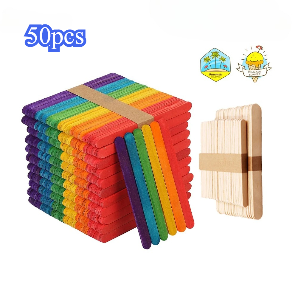 50 Stuks Ijs Popsicle Sticks N - Art Craft With Ice Cream Stick recensie en prijs