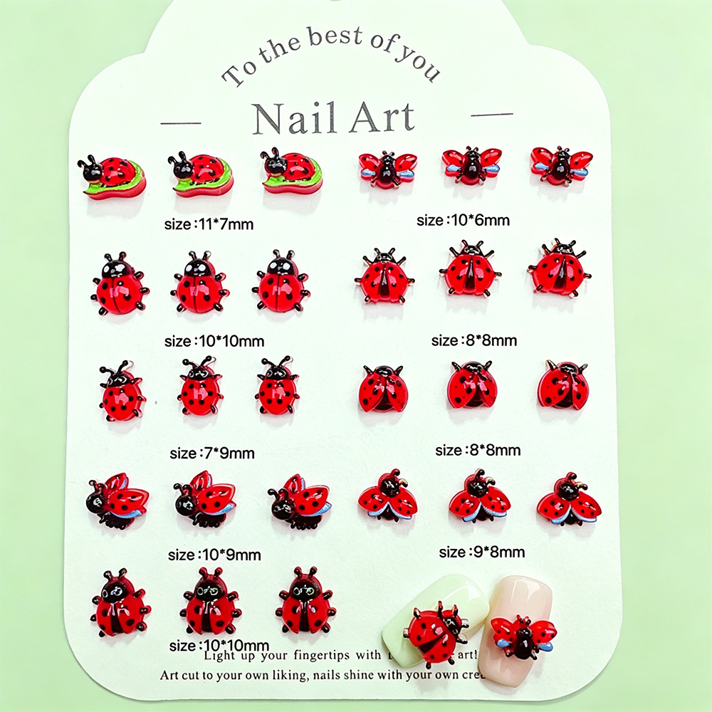 50 stuks 3D Mini Harsen Lieveh - Art Craft Ladybug recensie en prijs