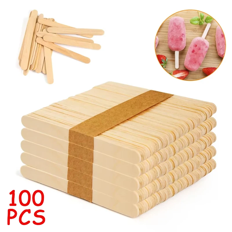 100 Stuks Ijs Popsicle Sticks  - Art Craft With Ice Cream Stick recensie en prijs