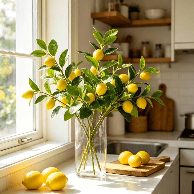 Kunstmatige citroentakken, 3-k - Art Craft Vase recensie en prijs