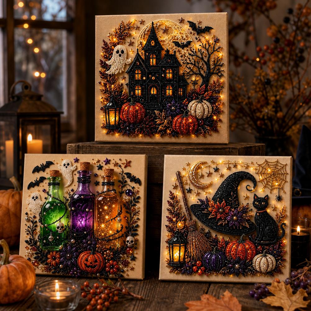 Halloween Spook & Pompoen 3D P - Art Craft Halloween recensie en prijs
