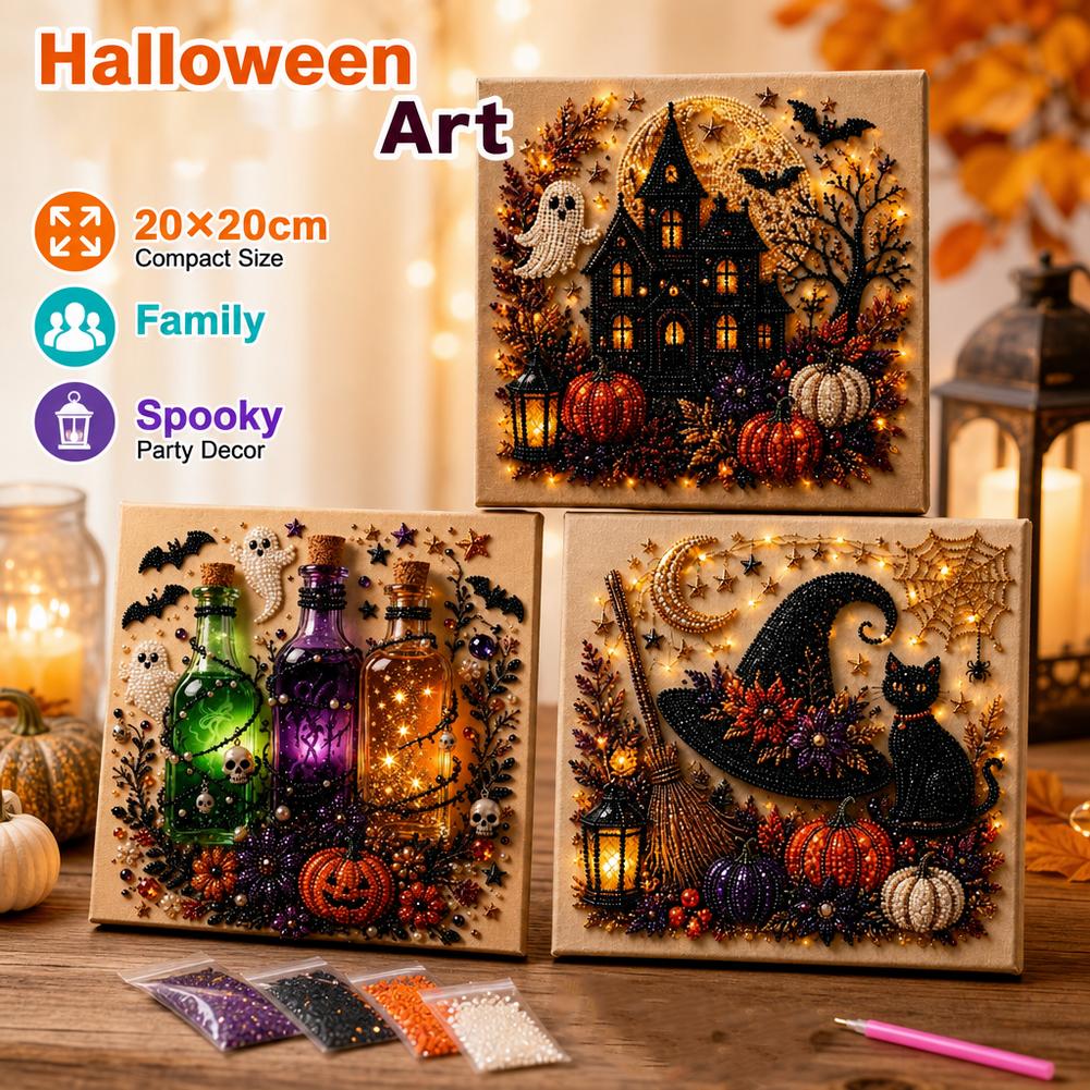 Halloween Spook & Pompoen 3D P - Art Craft Halloween recensie en prijs