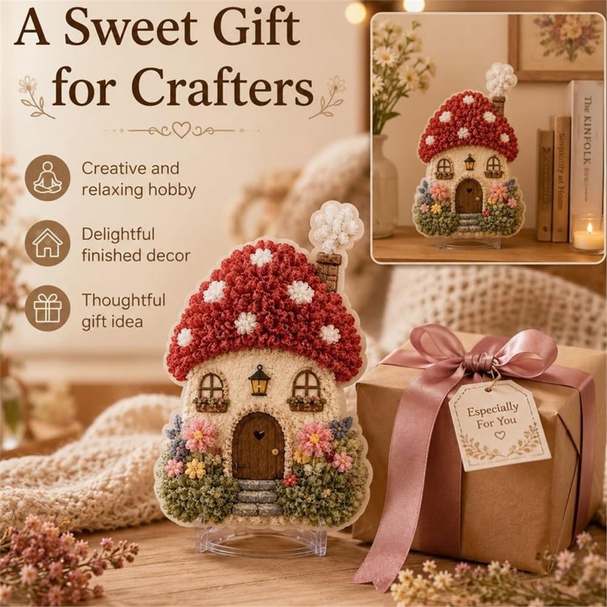 Scherpe 3D Stoffen Poke Art Ki - Art Craft Village recensie en prijs