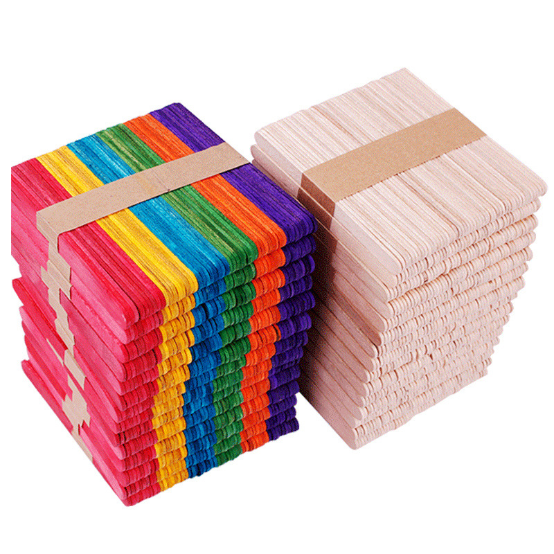 Ijslollystokjes 50 stuks houte - Art Craft With Ice Cream Stick recensie en prijs