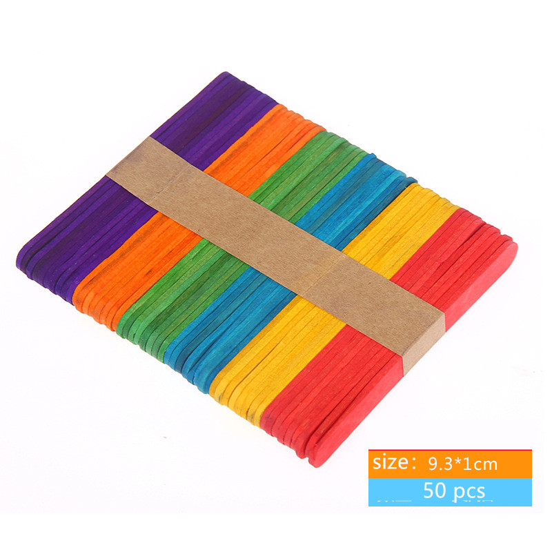 Ijslollystokjes 50 stuks houte - Art Craft With Ice Cream Stick recensie en prijs