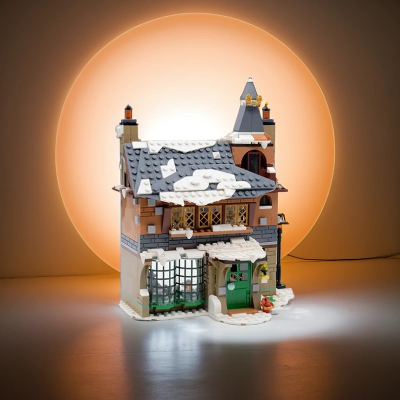 691-delige MOC Winterdorp Oude - Art Craft Village recensie en prijs