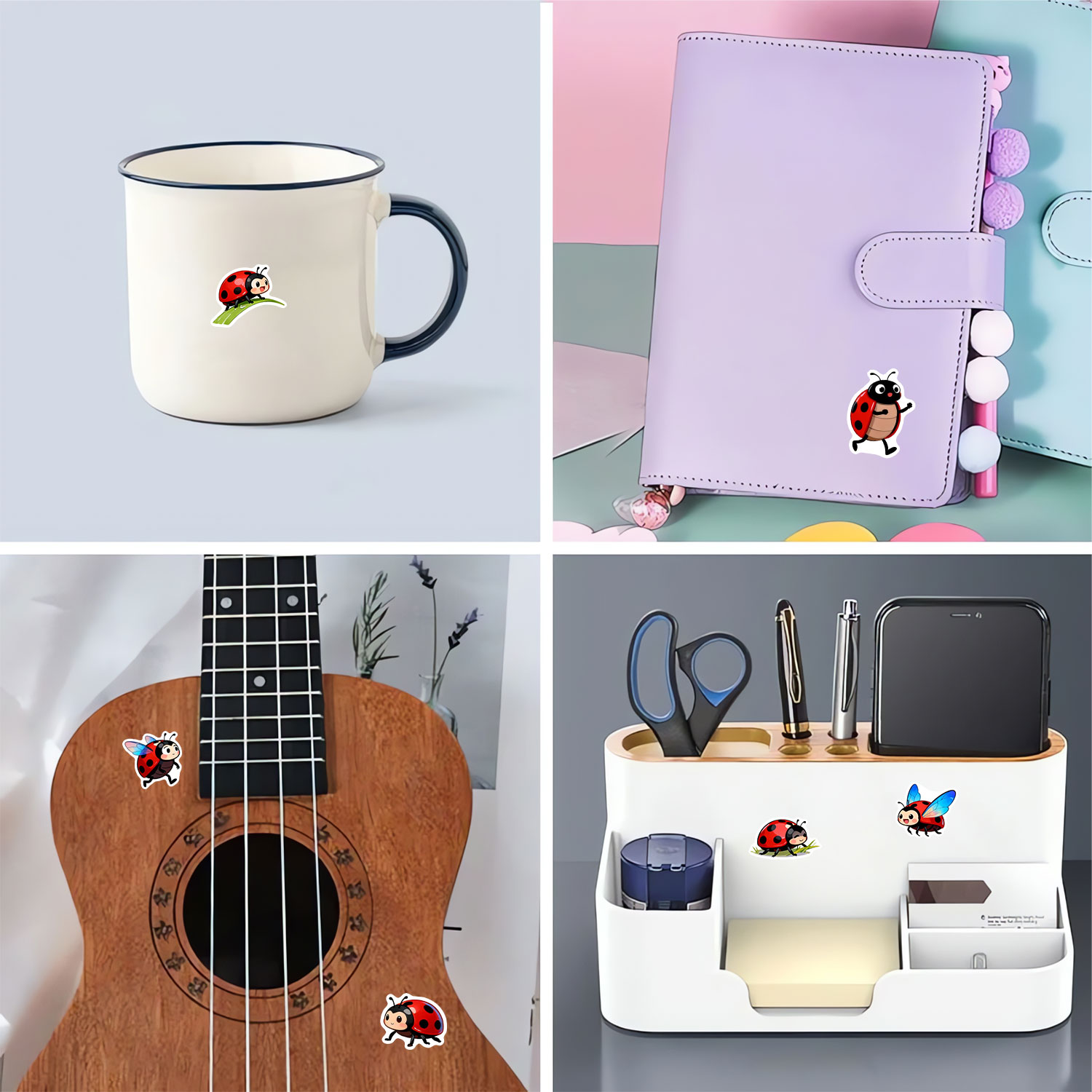 1 Rol (500 Stuks) 10 Onregelma - Art Craft Ladybug recensie en prijs