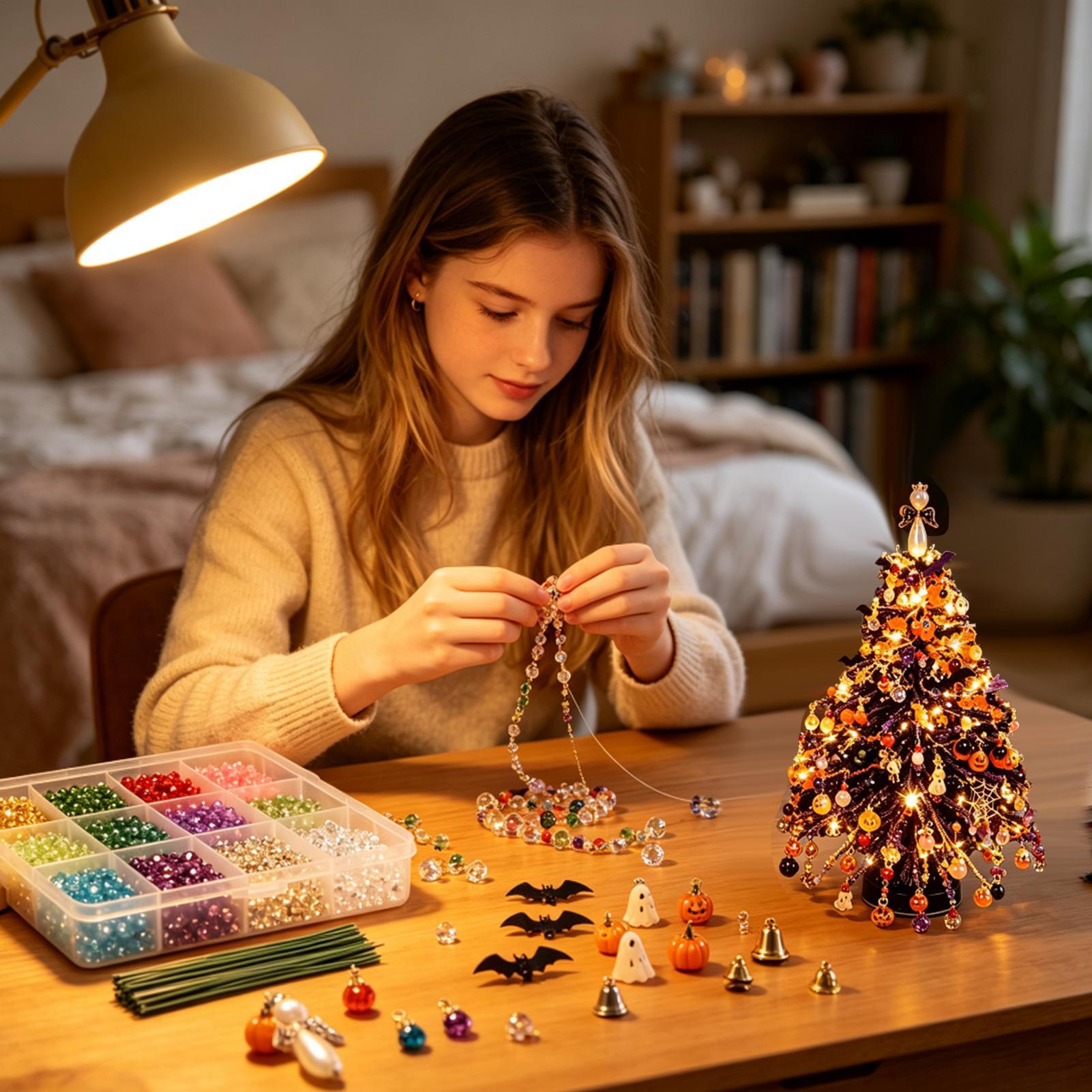 Kerstboomset met kralen, winte - Art Craft Winter recensie en prijs