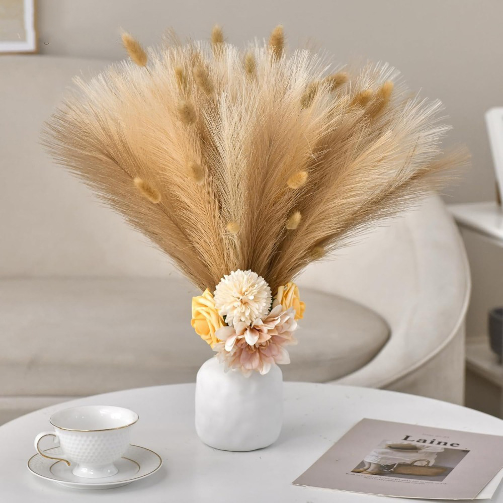 15 Stuks Pampas Gras Realistis - Art Craft Vase recensie en prijs