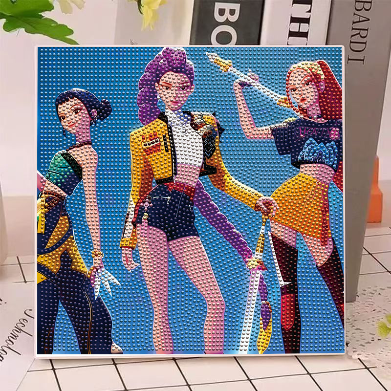 Anime Hunters Gilrs Lumi Mila  - Diamond Painting Kit recensie en prijs