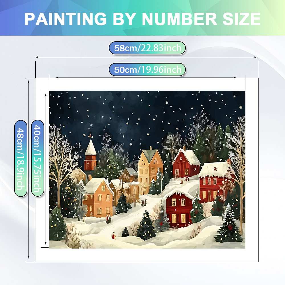 HUACAN Schilderen op Nummer Wi - Art Craft Winter recensie en prijs