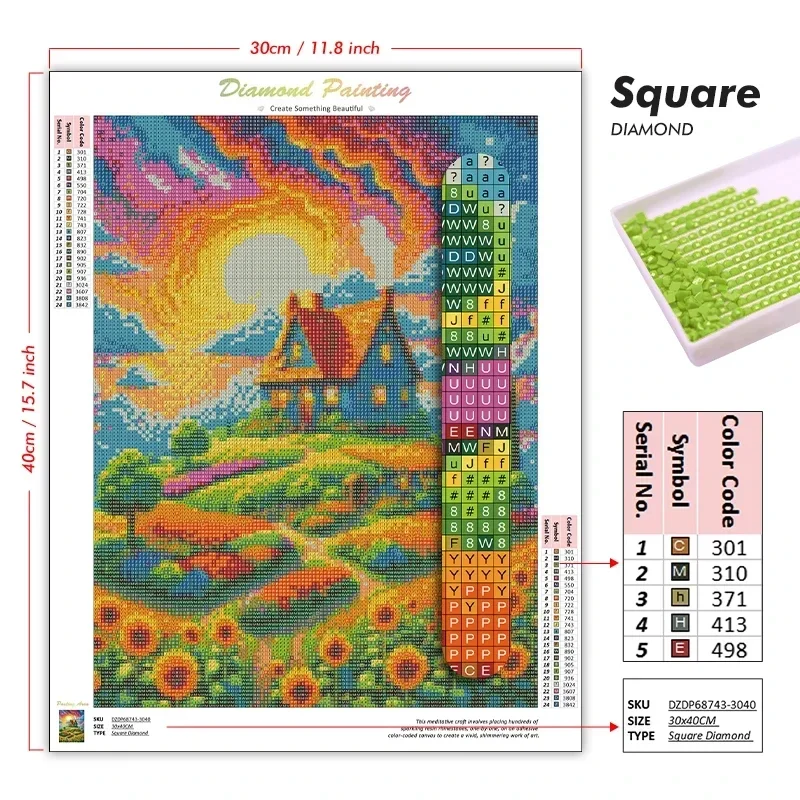 Zelf een 5D-diamantschilderij  - Art Craft Village recensie en prijs